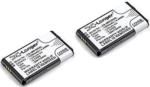 Synergy Digital Ingenico iMP350 Credit Card Terminal Battery Replacement Kit - 2 Pack SDPOS-L1908 Batteries for Secure Mobile Payments in Retail & Restaurants