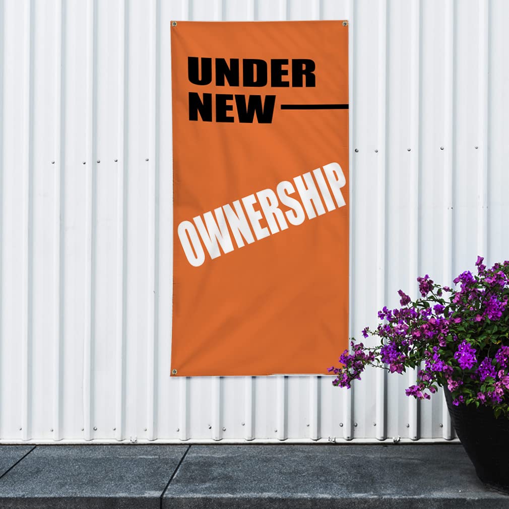 Custom Vertical Vinyl Banner - Durable Weatherproof Outdoor Sign (96x48 Inches) with 8 Grommets - Perfect for Business Advertising, Yard Sales & Industrial Use - Multiple Sizes Available