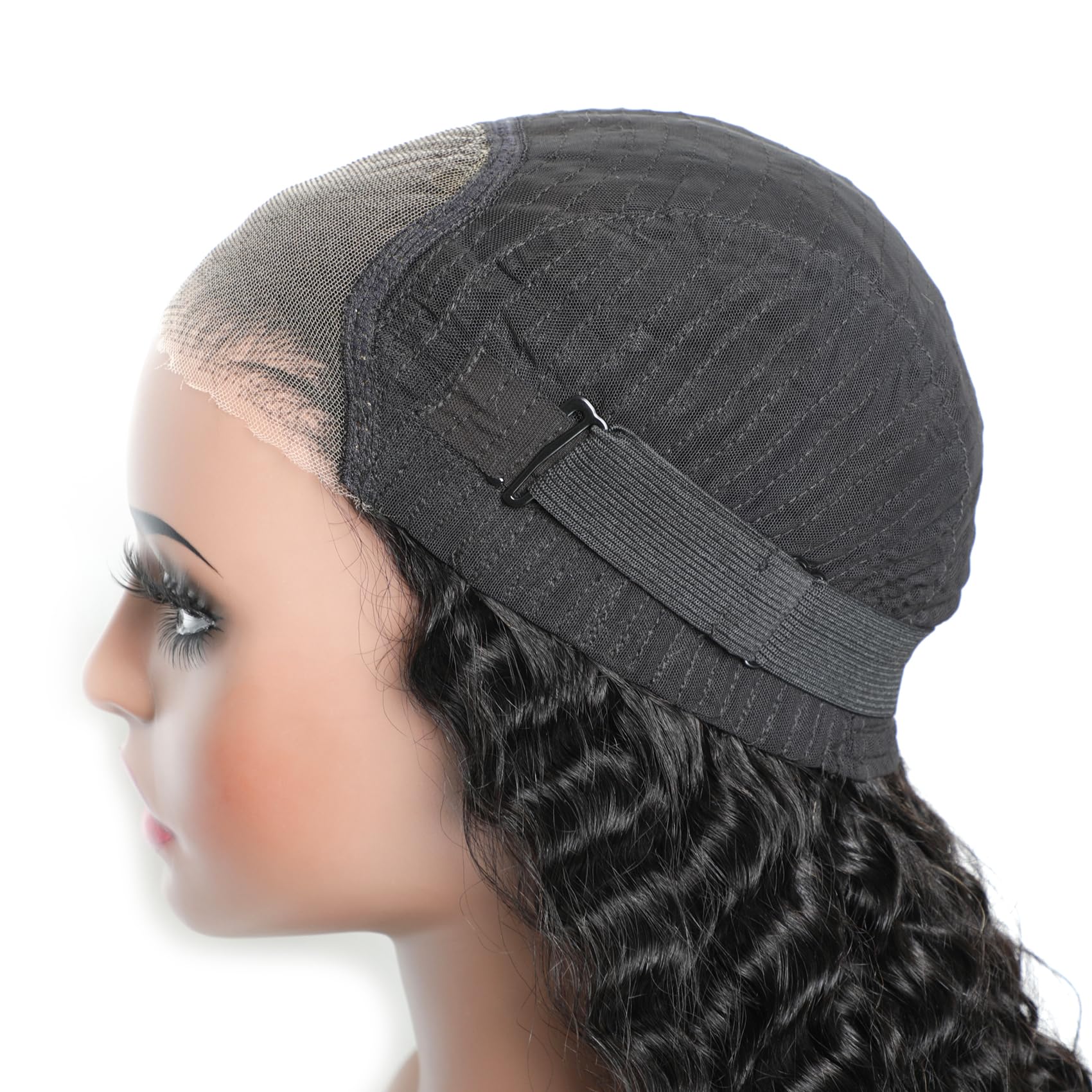 ISEE Glueless Human Hair Wig for Beginners - 28 Inch Deep Wave Pre Plucked HD Lace Closure Wig with Baby Hair | No Glue 4x4 Lace Wig for Black Women | Perfect for Daily Wear, Special Occasions & Protective Styling