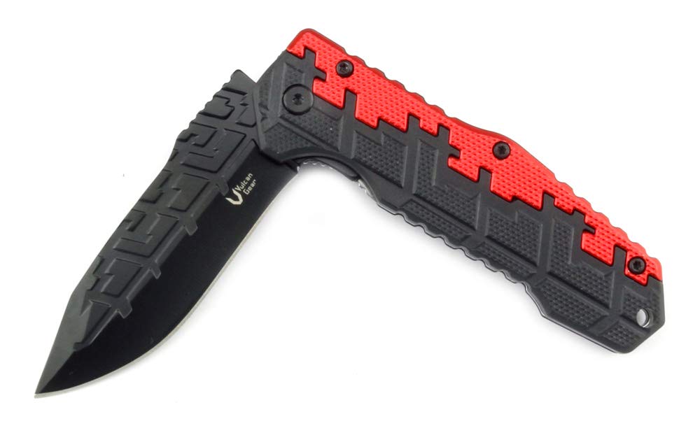Digital Camo Tactical Folding Knife - Assisted Opening EDC Knife with Stainless Steel Blade & Belt Clip - Perfect for Outdoor Camping, Hunting, Survival & Everyday Carry