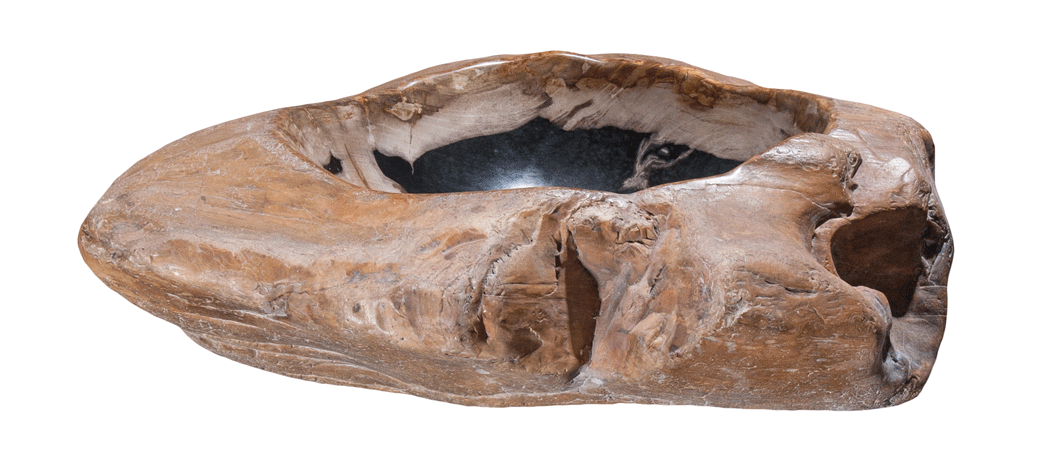 Natural Petrified Wood Sink - 20-25 Inch Bathroom Vanity - Unique Stone Basin for Rustic & Modern Home Decor - Perfect for Bathroom, Kitchen, or Outdoor Living Spaces