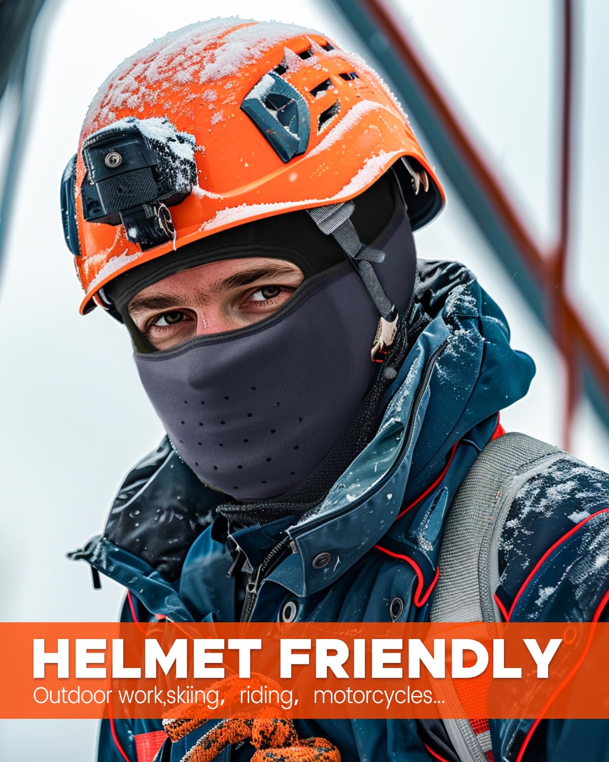Winter Fleece Ski Mask Balaclava for Men & Women - Adjustable Face Cover for Cold Weather, Skiing, Motorcycle Riding & Outdoor Activities