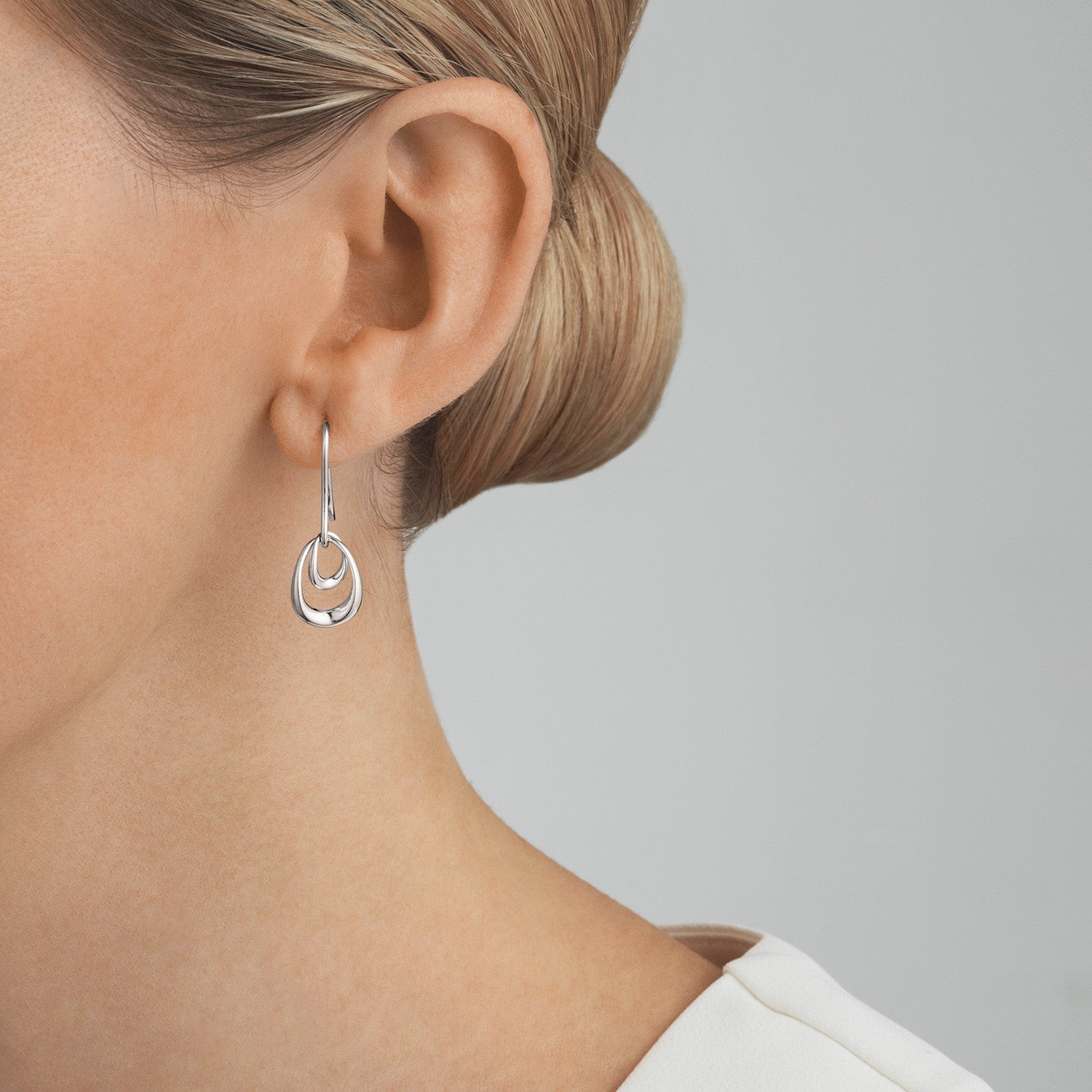 Elegant Silver Offspring Drop Earrings for Women - Perfect for Weddings, Parties & Everyday Wear