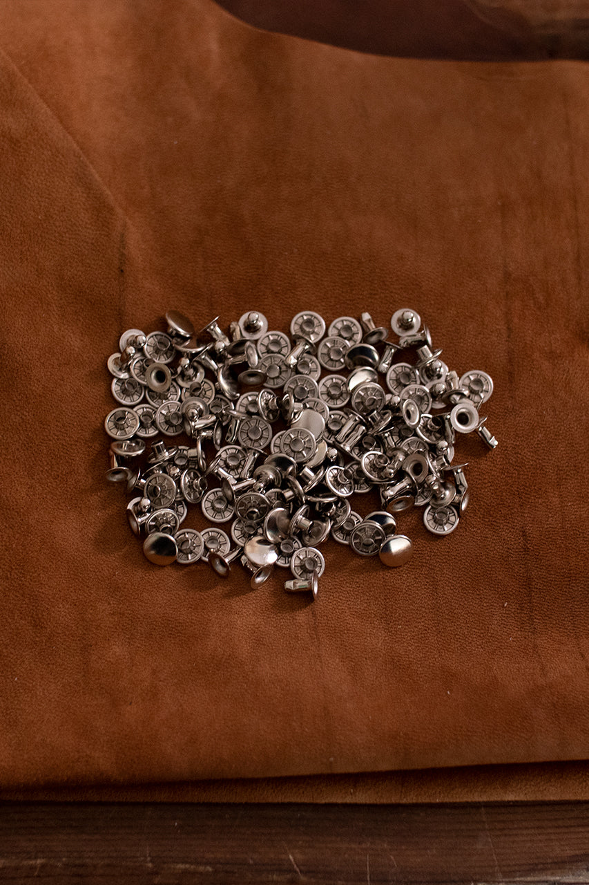 Hollow Rivet KØ9.2 x L8.0 mm Iron/Nickel - Heavy Duty Fasteners for Metal Fabrication, Automotive & Industrial Applications