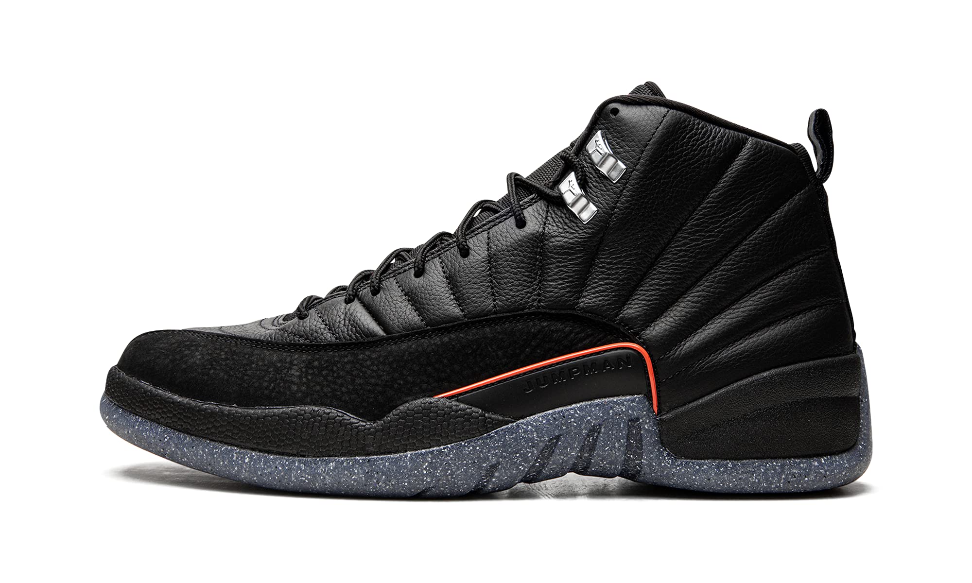 Nike Men's Air Jordan 12 Retro Utility Sneakers - Black/Black/Bright Crimson/White - Size 8.5 | Basketball Shoes for Men, Streetwear Fashion & Casual Wear