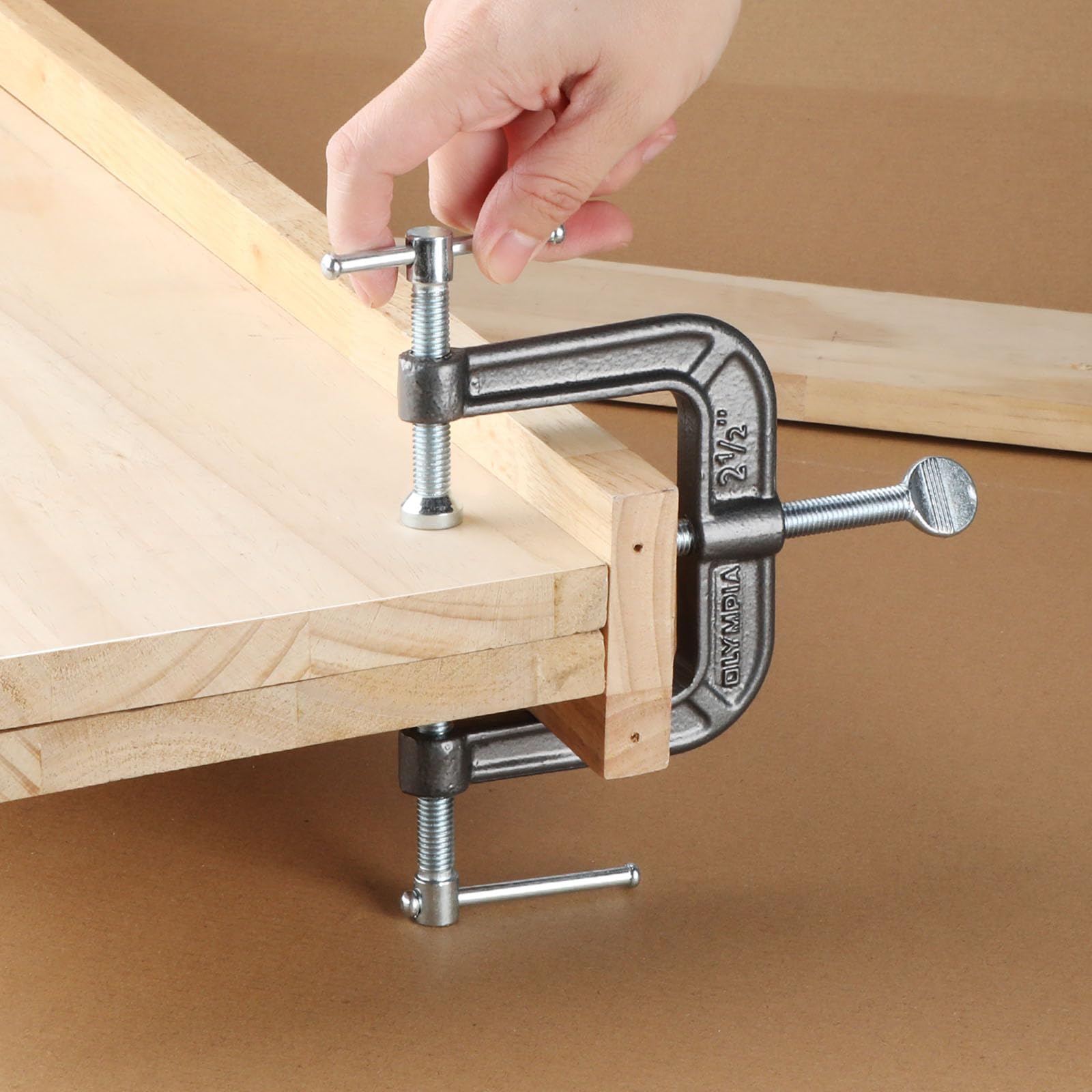 Olympia Tools 3-Way Edging Clamp - Perfect for Woodworking Projects