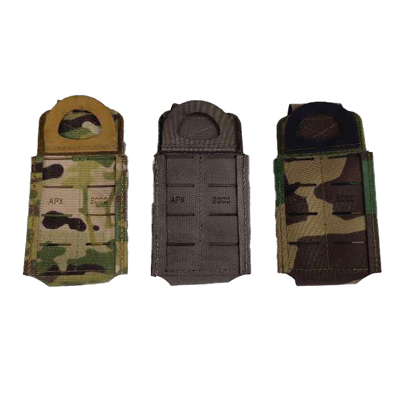 Esstac Motorola APX 8000 Radio Pouch with 2 Malice Clips - Tactical Molle-Compatible Holder for Police, Military & Outdoor Adventures