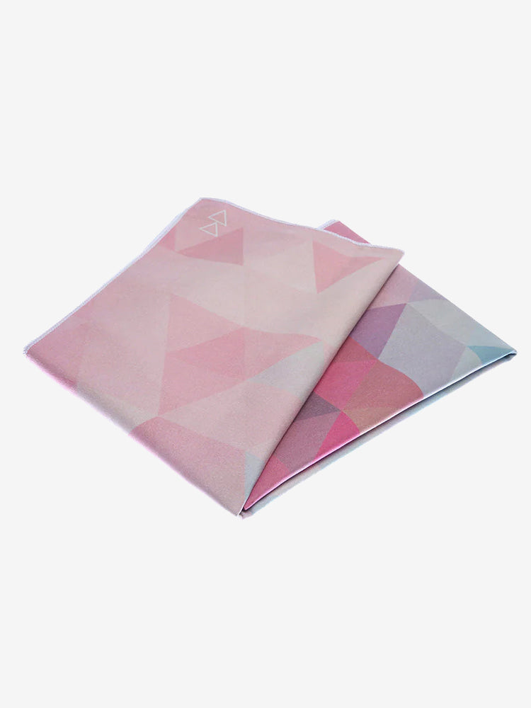 Yoga Design Lab Travel Mat 1.5mm - Ultra Light Non Slip Yoga Mat for Travel & Home Practice - Tribeca Sand Color - Perfect for Yoga, Pilates, Meditation & Gym Workouts