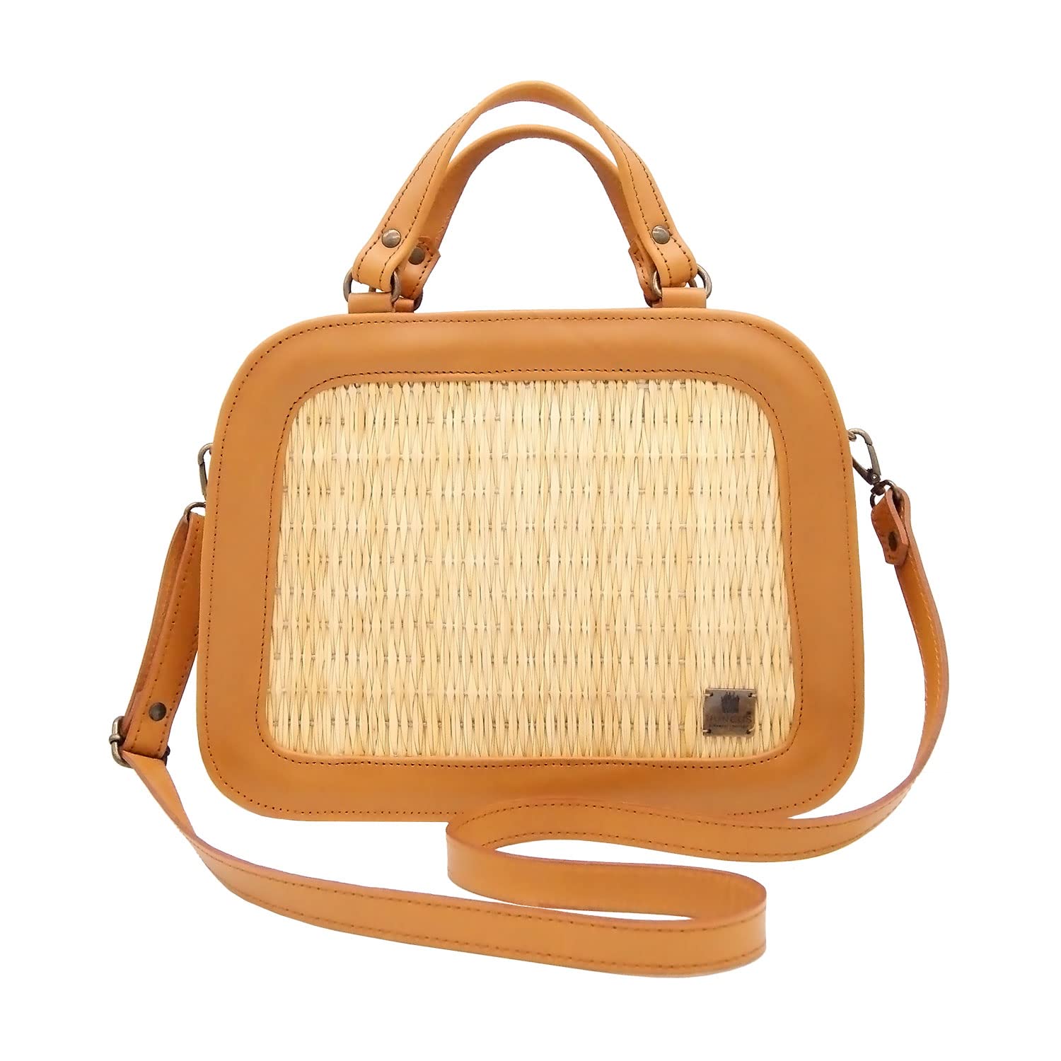 Handwoven Wicker Straw Basket Handbag for Women - Eco-Friendly & Stylish Beach Tote - Made in Portugal (Beige) | Perfect for Summer Outings, Picnics & Boho Fashion
