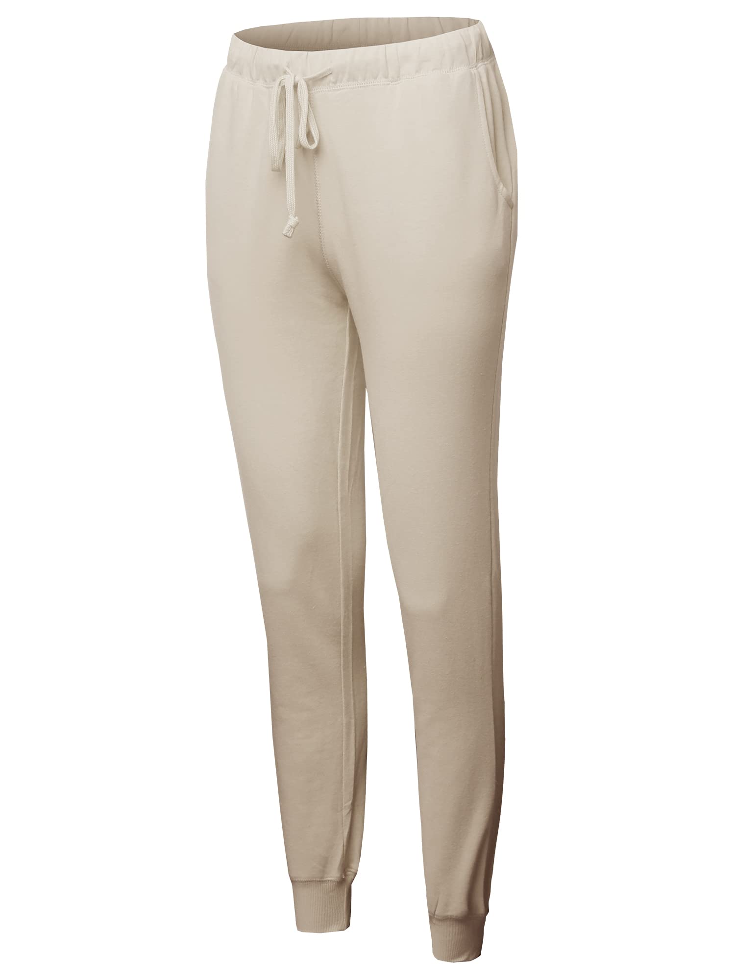 Emma Women's Lightweight French Terry Jogger Sweatpants - Running, Yoga & Lounge Activewear with Track Cuff | Perfect for Workouts, Casual Wear & Home Comfort