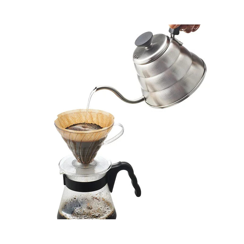 Hario V60 Drip Kettle Buono 600ml - Japanese Pour Over Coffee Kettle for Precise Brewing | Perfect for Home Baristas & Coffee Enthusiasts | Ideal for V60, Chemex & Pour Over Coffee Makers