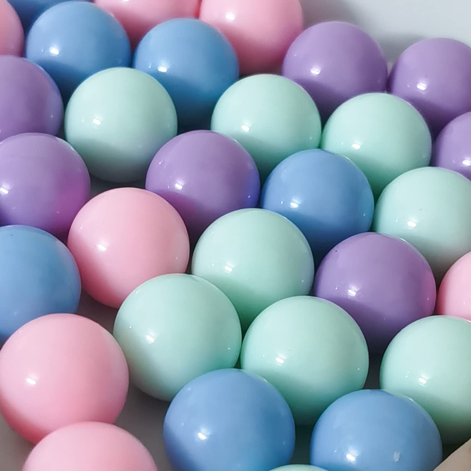 40Pcs Replacement Marble Balls for Hungry Hungry Hippos Game - Durable Glass Marbles for Board Games, Kids Toys & Family Game Night Accessories