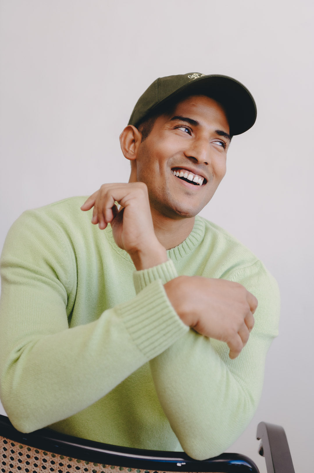 Stylish Celery Green Lambswool Crew Neck Sweater for Women - Soft & Warm Winter Pullover for Casual Outfits & Office Wear