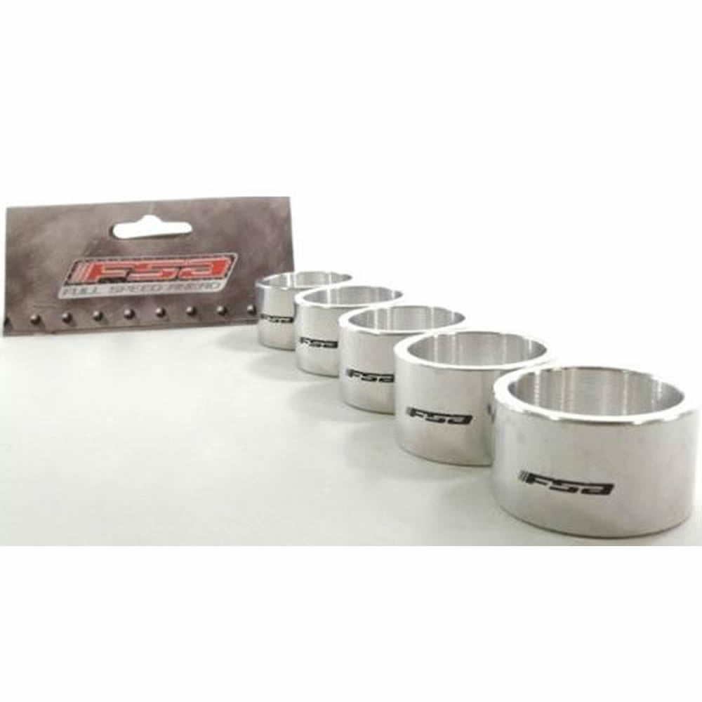 Premium FSA Alloy Headset Spacers - Lightweight & Durable Bike Stem Spacers for Road & Mountain Bikes - Perfect for Adjusting Handlebar Height & Bike Fit