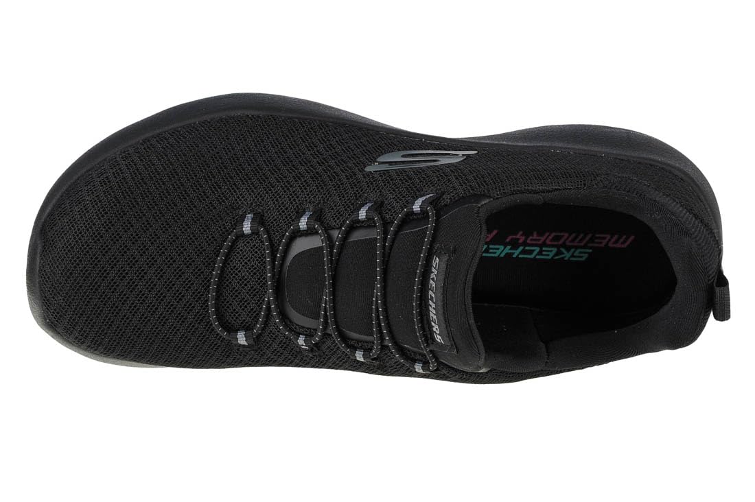 Skechers Dynamight Women's Slip-On Sneakers - Comfortable Walking Shoes for Women, Black Size 6 | Casual Wear, Workout, Travel & Everyday Use