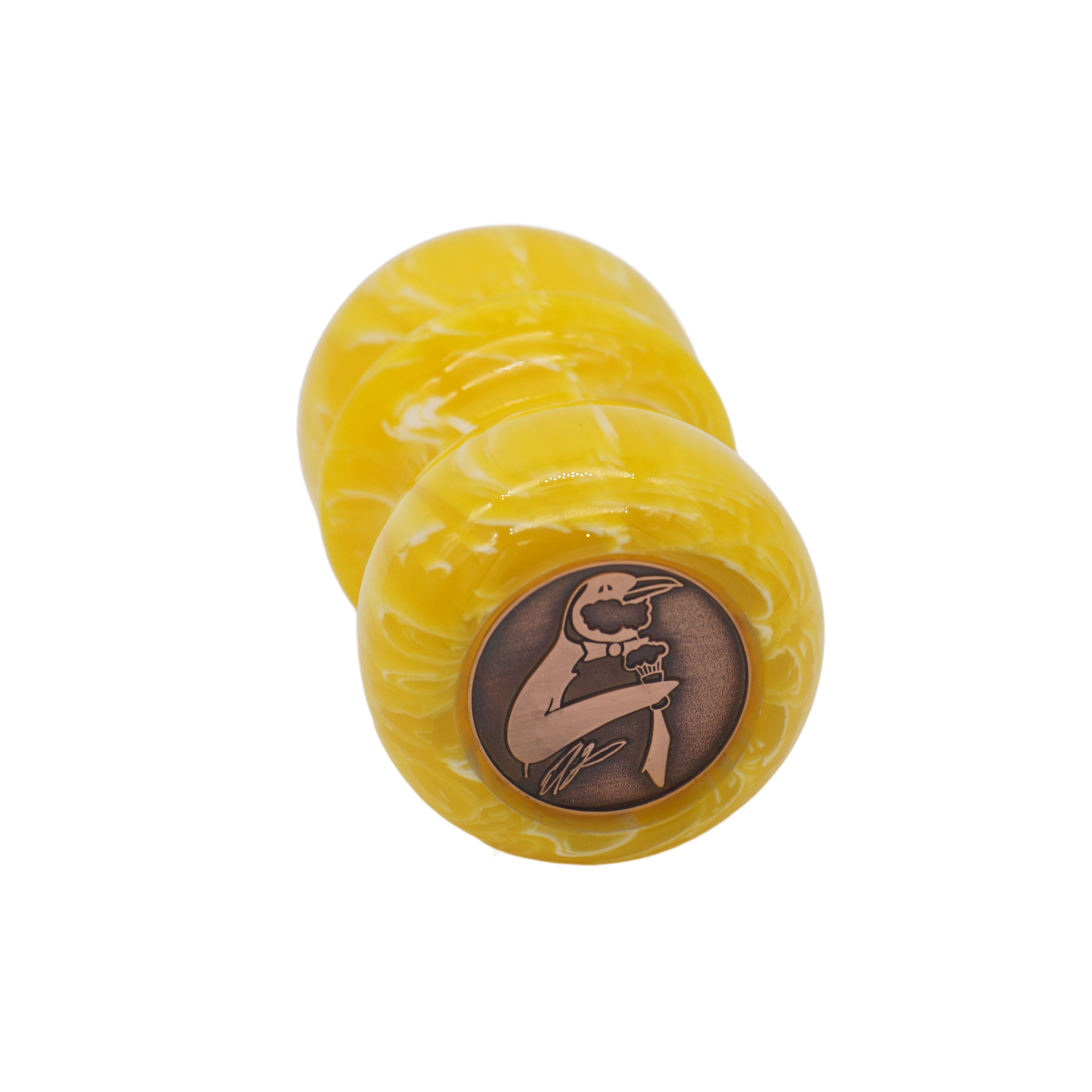 Premium Lemon Drop Handcrafted Shaving Brush Handle - Fits 24mm & 26mm Knots - Perfect for Wet Shaving & Grooming Gifts for Men