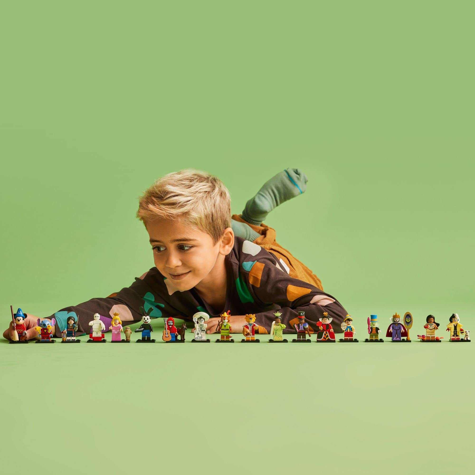 LEGO Minifigures Disney 100th Anniversary 6-Pack (66734) - Limited Edition Collectible Disney Character Building Toys for Kids Ages 5+, Perfect for Role Play, Birthday Gifts & Disney Fan Collections | Great for Creative Play, Party Favors & Display