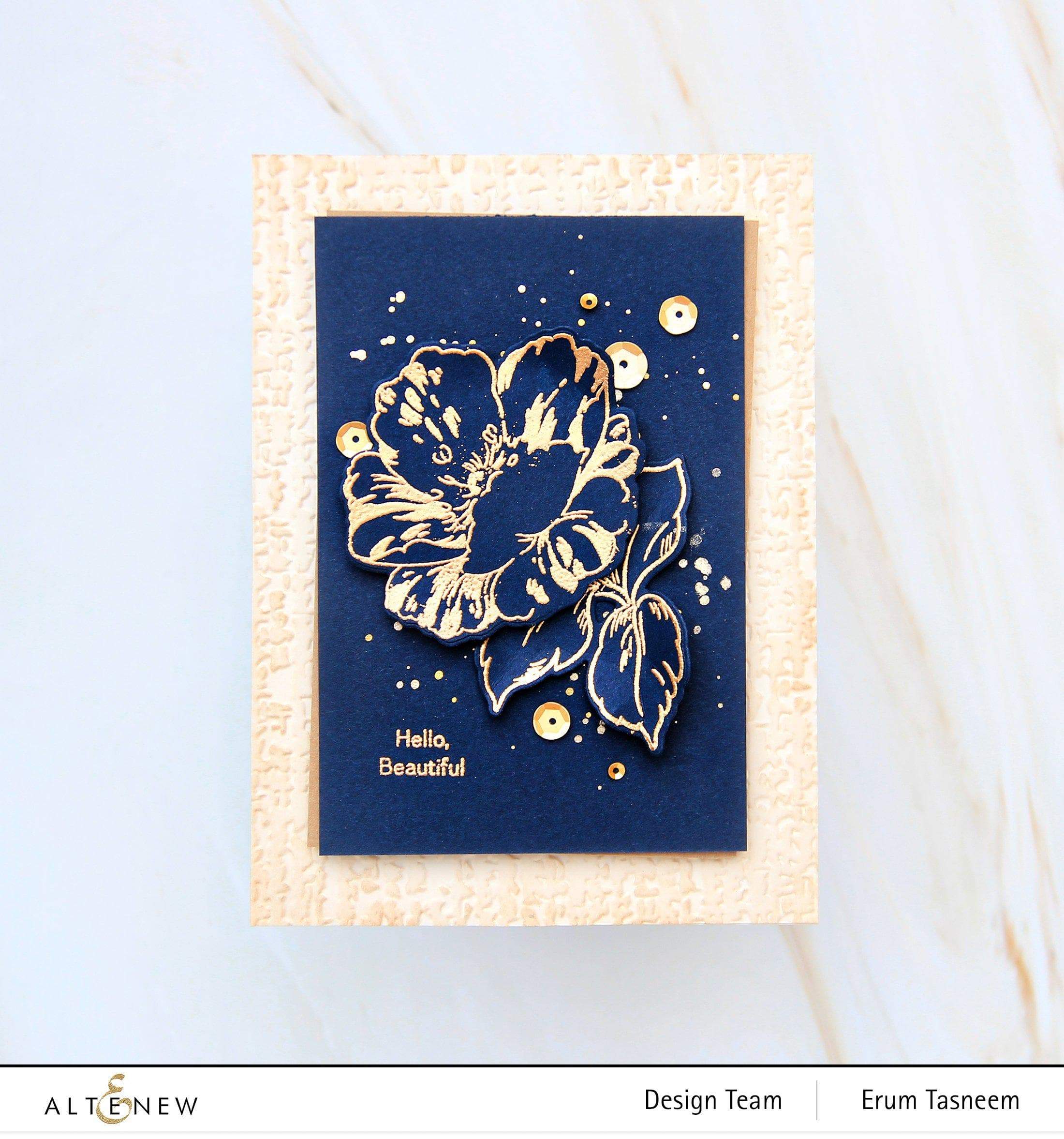 Organic Linen 3D Embossing Folder for Card Making | Scrapbooking & DIY Paper Crafts | Eco-Friendly Texture Stencil for Handmade Greeting Cards