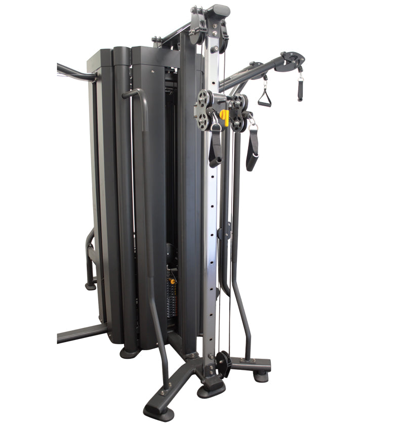 4 Station Multi Gym - Full Body Home Workout Equipment for Strength Training & Fitness - Perfect for Home Gym, Garage, or Small Spaces