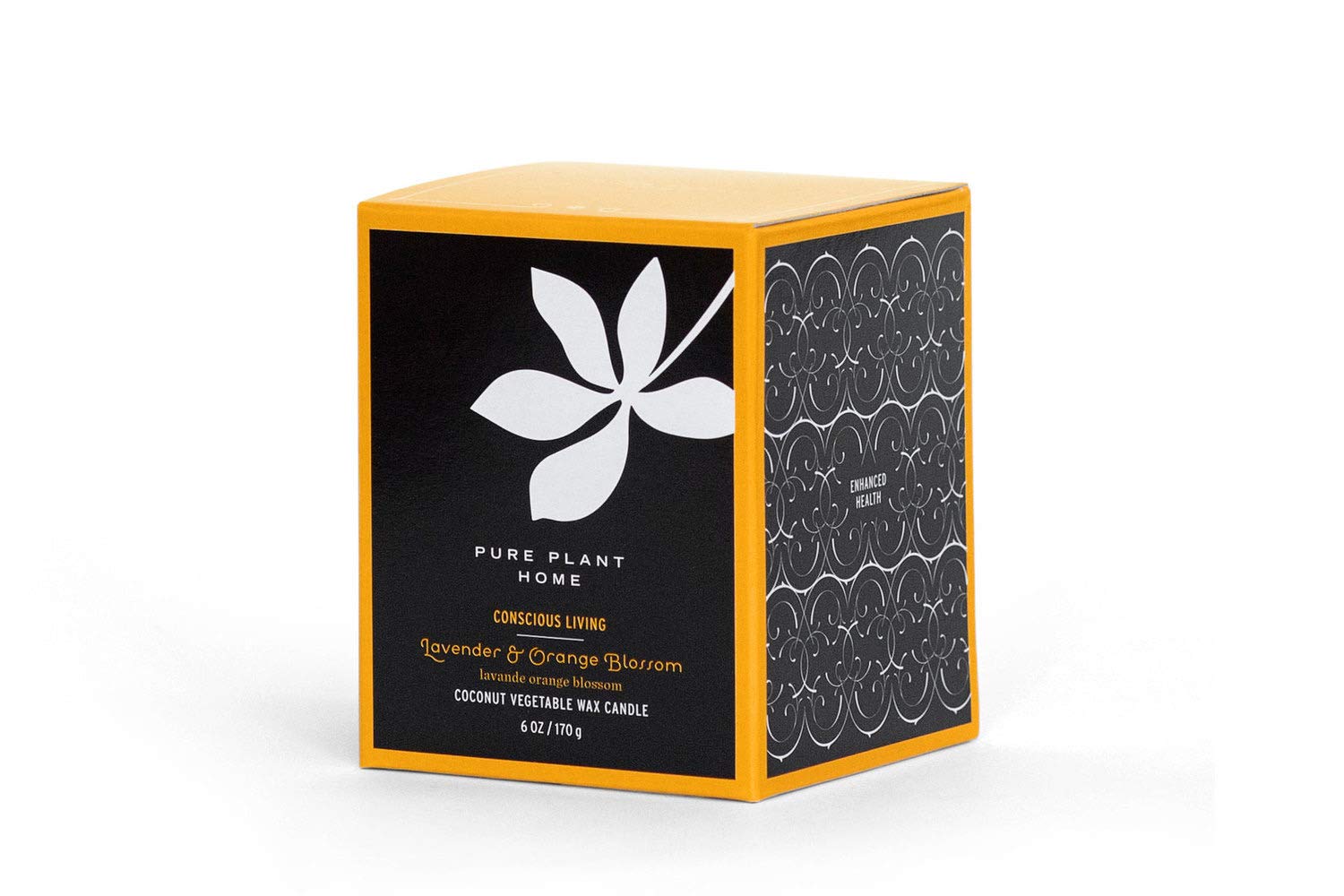 6oz Aromatherapy Candles Gift Set - Coconut Wax with Real Lavender & Orange Blossom Essential Oils | Relaxing Scented Candles for Home, Spa, Yoga & Meditation