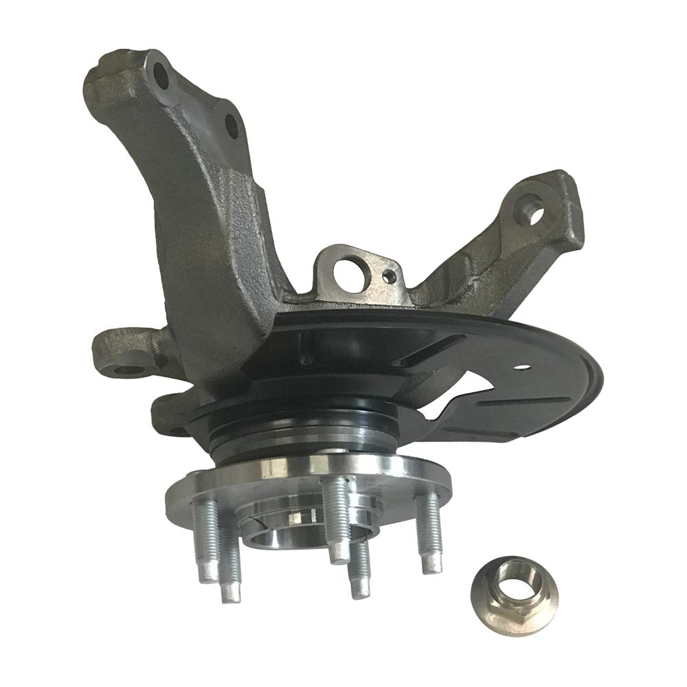 DRIVESTAR 698-405 LK015 Front Steering Knuckle Wheel Hub Assembly - Left Driver Side Replacement for 2001-2012 Ford Escape, 2001-2011 Mazda Tribute & 2007-2011 Mercury Mariner - Perfect for Smooth Steering & Safe Driving