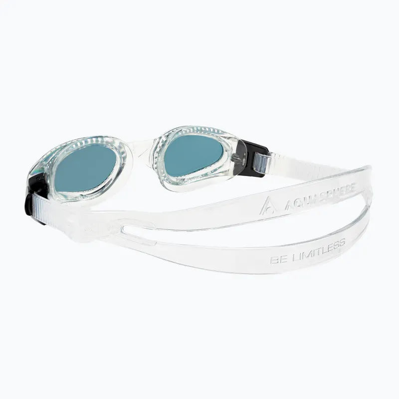 Aqua Sphere Kaiman A1 Swim Goggles - Transparent Frame & Smoke Lens for Swimming, Snorkeling, and Water Sports