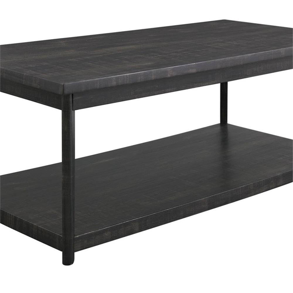 Picket House Furnishings Rory Black Occasional Table Set - Modern Side Table for Living Room, Bedroom & Office Decor
