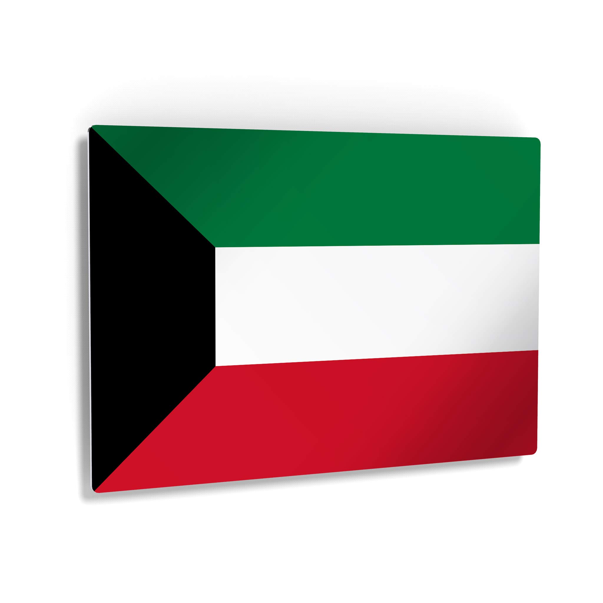 Kuwait Flag Metal Wall Art Print - 30x40 Inches, Made in USA | Modern Home Decor for Office, Living Room, Dorm, Bedroom, Kitchen, Man Cave, Sports Club & Bar | Ready to Hang Country Flags Decor for Patriotic Display & Gift Giving