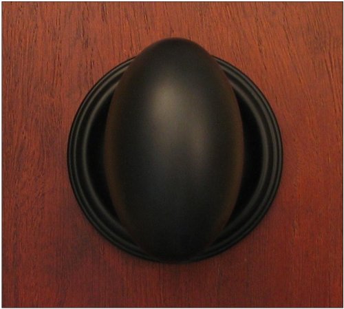 Premium Solid Brass Passage Knob Set for Closet & Hallway Doors - 2-3/8