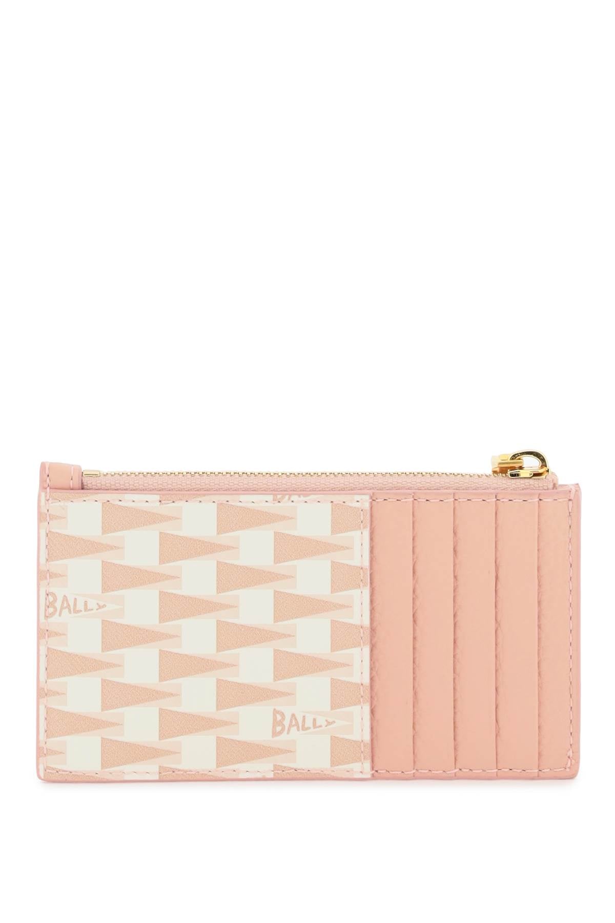 Bally Leather Pennant Card Holder - Slim RFID Blocking Wallet for Credit Cards & ID - Perfect for Travel, Business, and Everyday Use