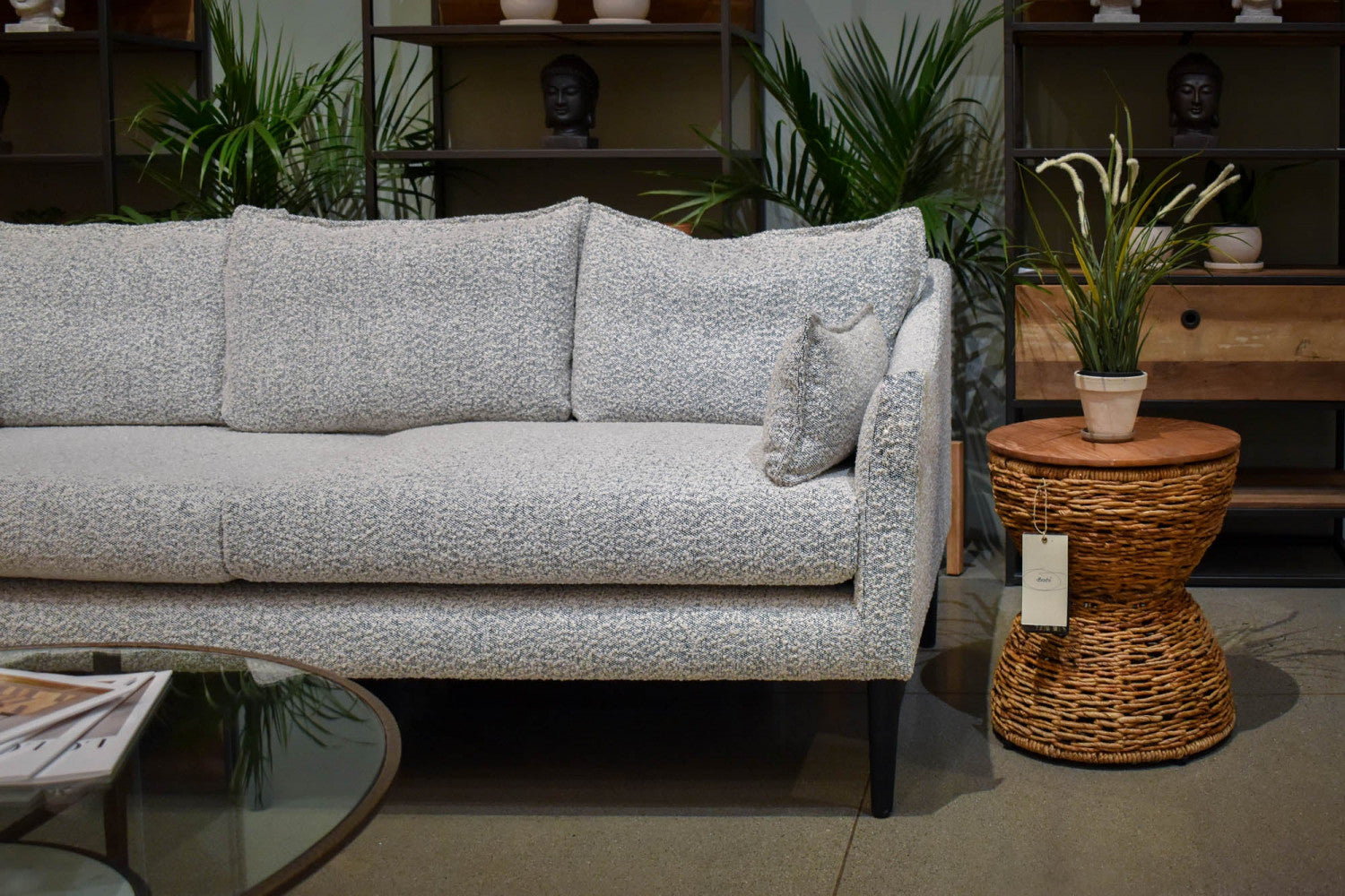 Bayan Rebana Side Table - Modern Wooden End Table for Living Room, Bedroom & Office - Perfect for Coffee, Books & Decor