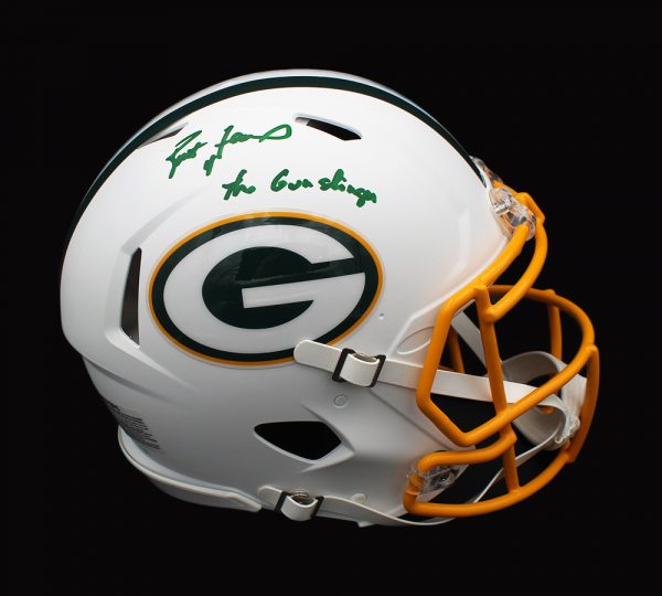 Authentic Brett Favre Signed Green Bay Packers NFL Helmet - Limited Edition of 44 with 