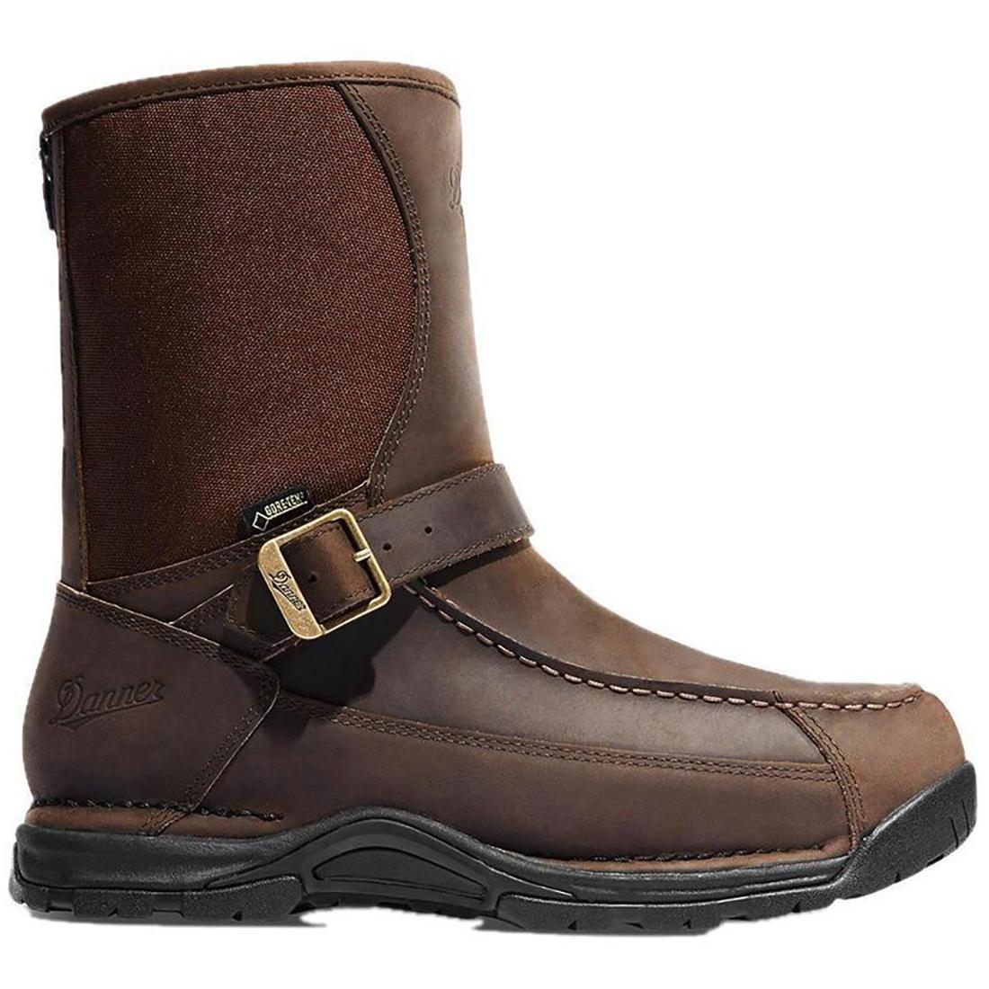 Sharptail Rear Zip 10 Boot Dark Brown
