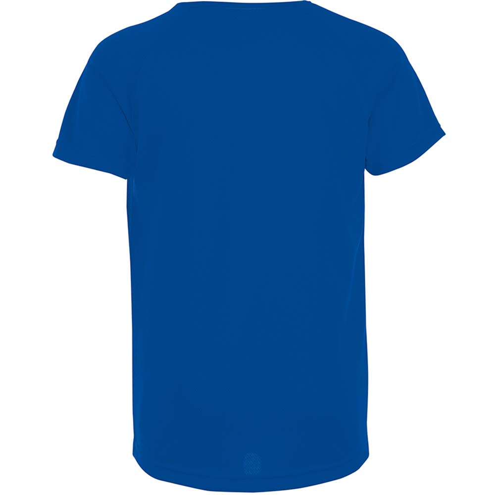 SOL'S Kids Big Boys Sporty Short Sleeve T-Shirt - Comfortable Cotton Tee for Active Boys (8 Years, White) - Perfect for Playground, Sports & Everyday Wear