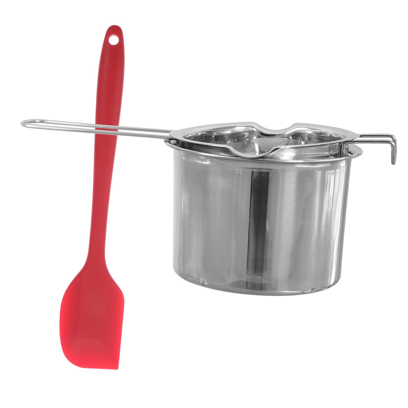 Stainless Steel Chocolate Melting Pot Set - Double Boiler for Cheese, Candle Wax, Sauce & Milk Warmer - Perfect for DIY Candles, Fondue, Baking & Crafting