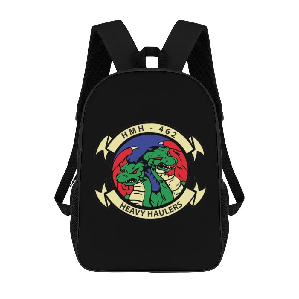 IOEDTHBJ HMH-462 17 Inch Laptop Backpack for Men & Women - 3D Printed Stylish School & Work Computer Bag - Perfect for College, Office & Travel
