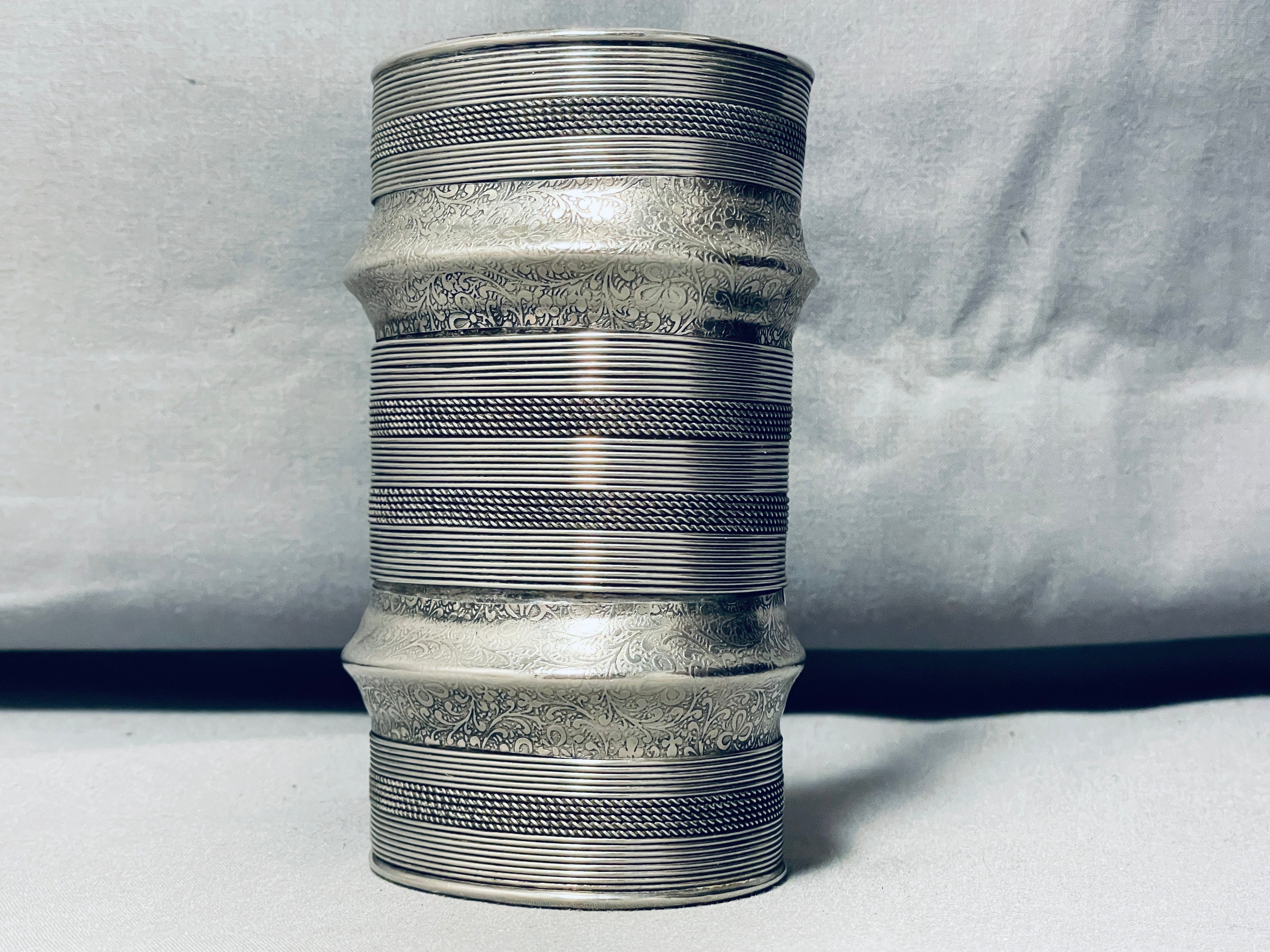 5 Inch Tall 125 Grams Vintage Southwest Sterling Silver Ketoh Bracelet