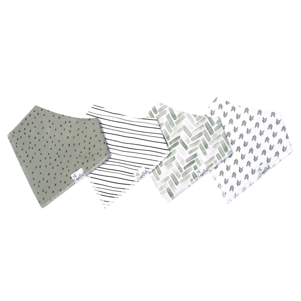 Soft Organic Cotton Baby Bandana Bibs - 3 Pack Drool Bibs for Newborns & Infants - Cute & Absorbent for Feeding, Teething, and Everyday Use