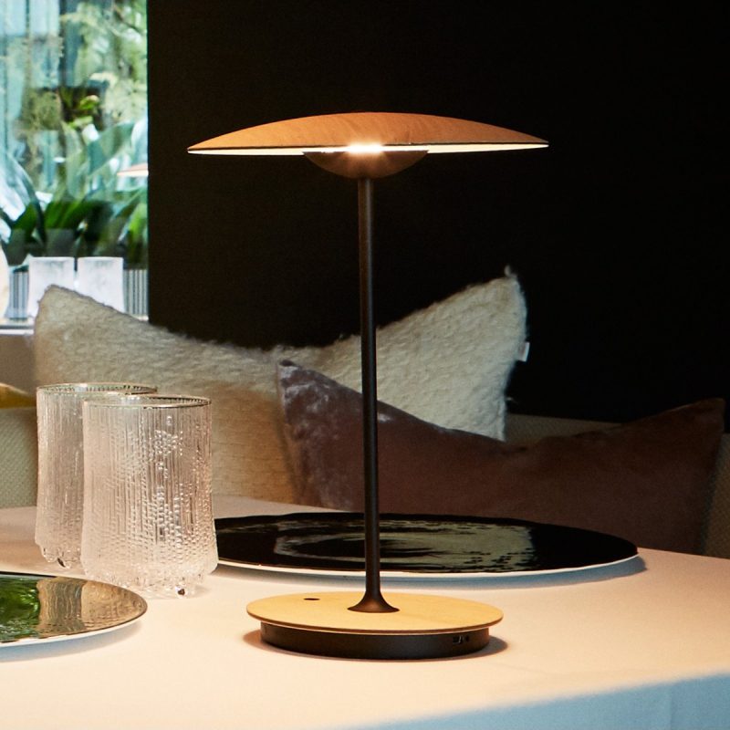 Ginger Table Lamp - Modern LED Night Light for Bedroom, Living Room, and Office - Warm White Light for Relaxation and Ambience