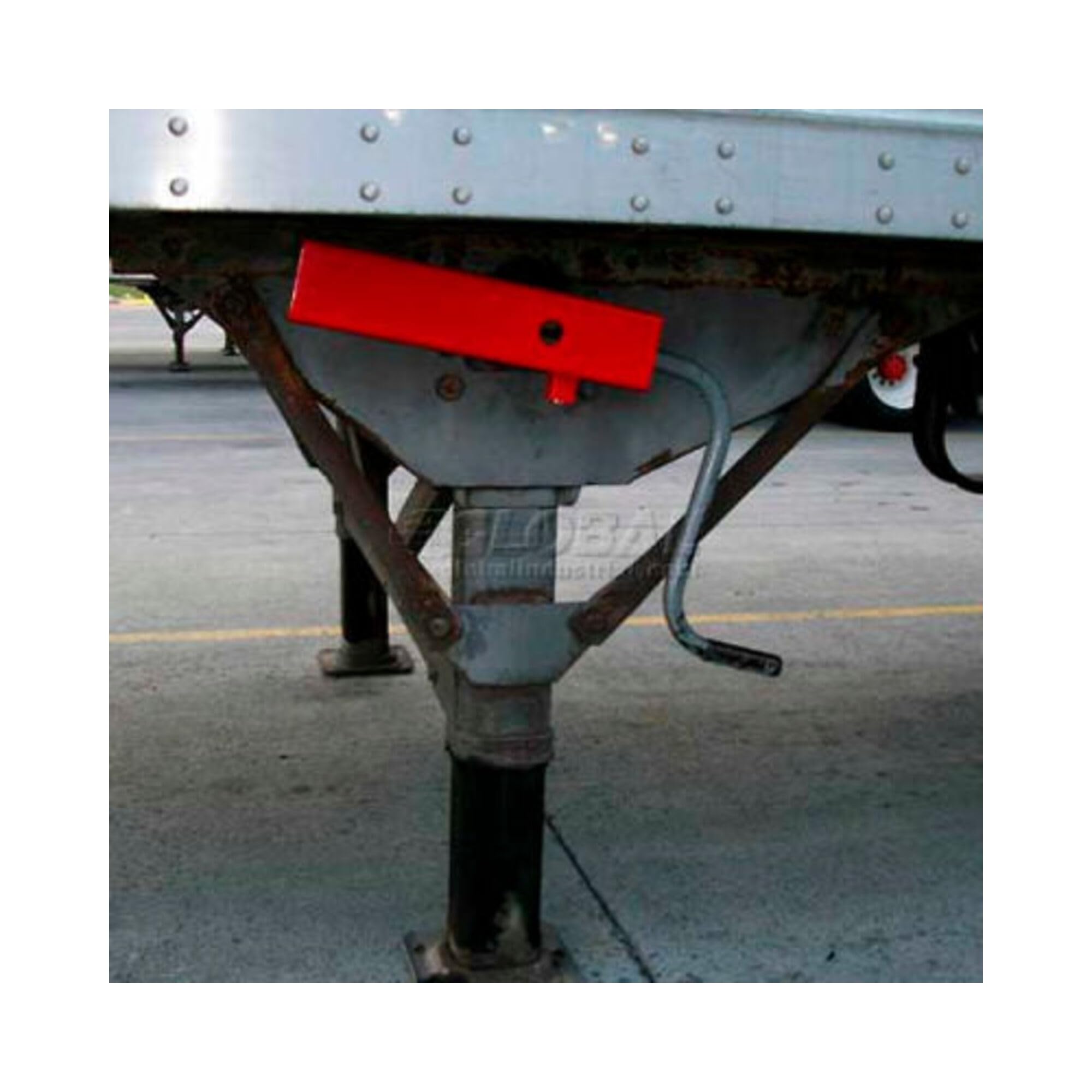 Equipment Lock Co. Landing Gear Leg Lock Keyed Alike (LGLL-KA) - Heavy Duty Trailer & Truck Security Lock for Semi Trailers, 5th Wheels, and RV Safety