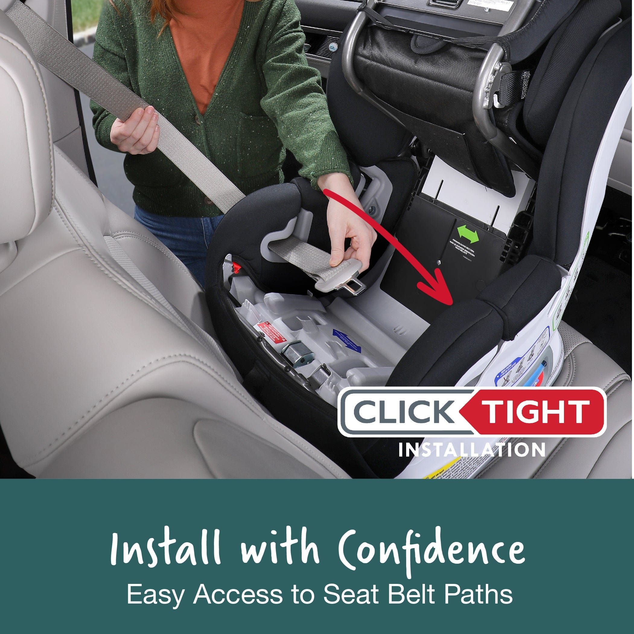 Britax Boulevard ClickTight Convertible Car Seat - SafeWash Fabric | Rear & Forward Facing | Easy Installation | For Babies & Toddlers | Perfect for Family Travel & Daily Commutes
