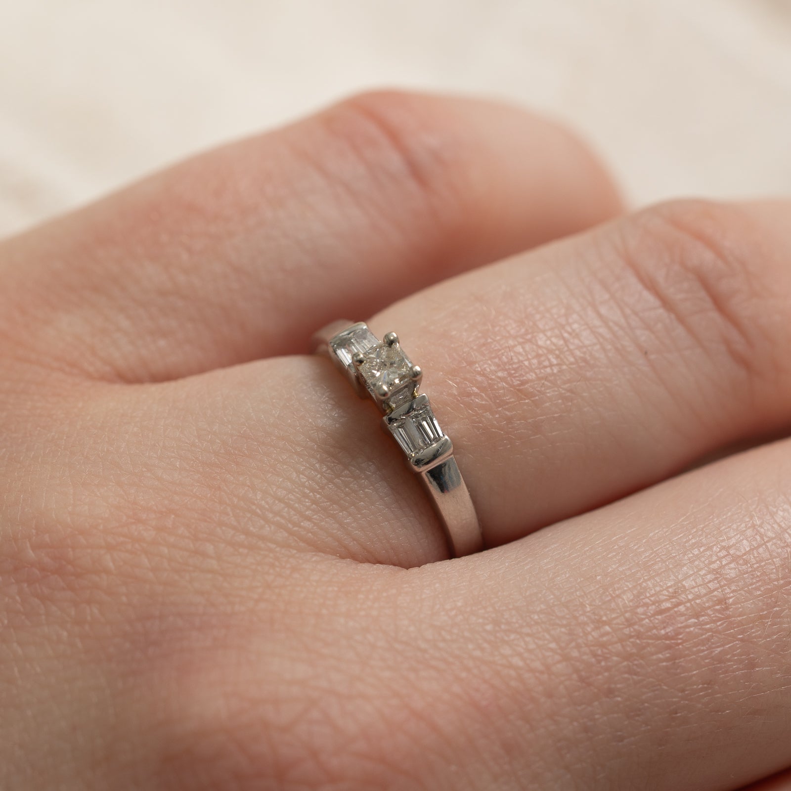 0.25ctw Princess Cut Diamond Ring - Size 5 | Elegant Engagement & Wedding Band for Women | Perfect for Proposals, Anniversaries & Special Occasions