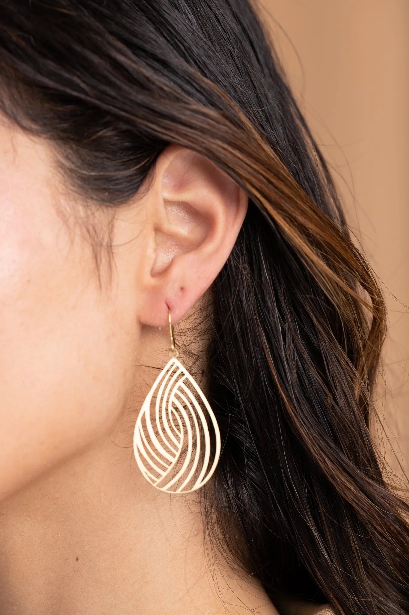Geometric Teardrop Dangle Earrings for Women - Trendy Boho Chic Jewelry for Parties, Weddings & Everyday Wear