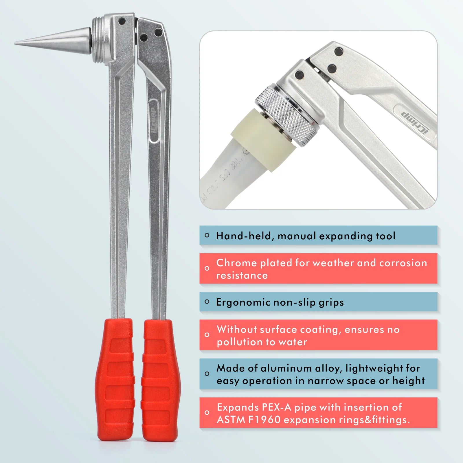 Professional PEX-A Expansion Tool Kit with 3/8