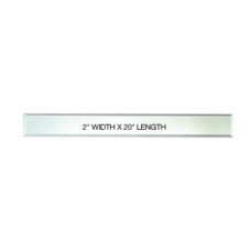 CRL Clear Mirror Glass Beveled Mirror Strips BM4S2X20 - Decorative Trim for Home, Bathroom, and DIY Projects - Perfect for Wall Edging, Furniture Accents, and Crafting
