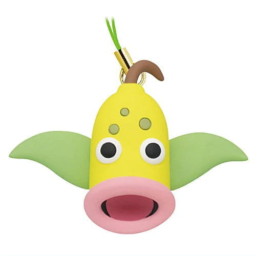 Pokemon Grass Type Petanko Mascot Keychain - Takara Tomy 1 Inch Collectible Figure - Perfect for Backpacks, Key Rings & Anime Fans Collection