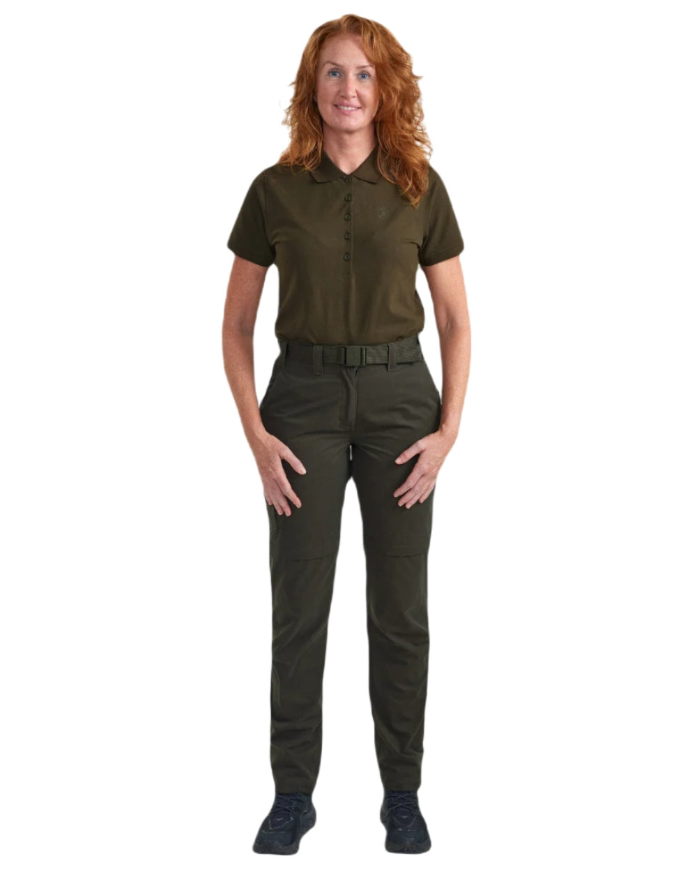 Deerhunter Women's Zip-Off Convertible Hiking Pants - Quick-Dry Outdoor Adventure Trousers for Camping & Travel