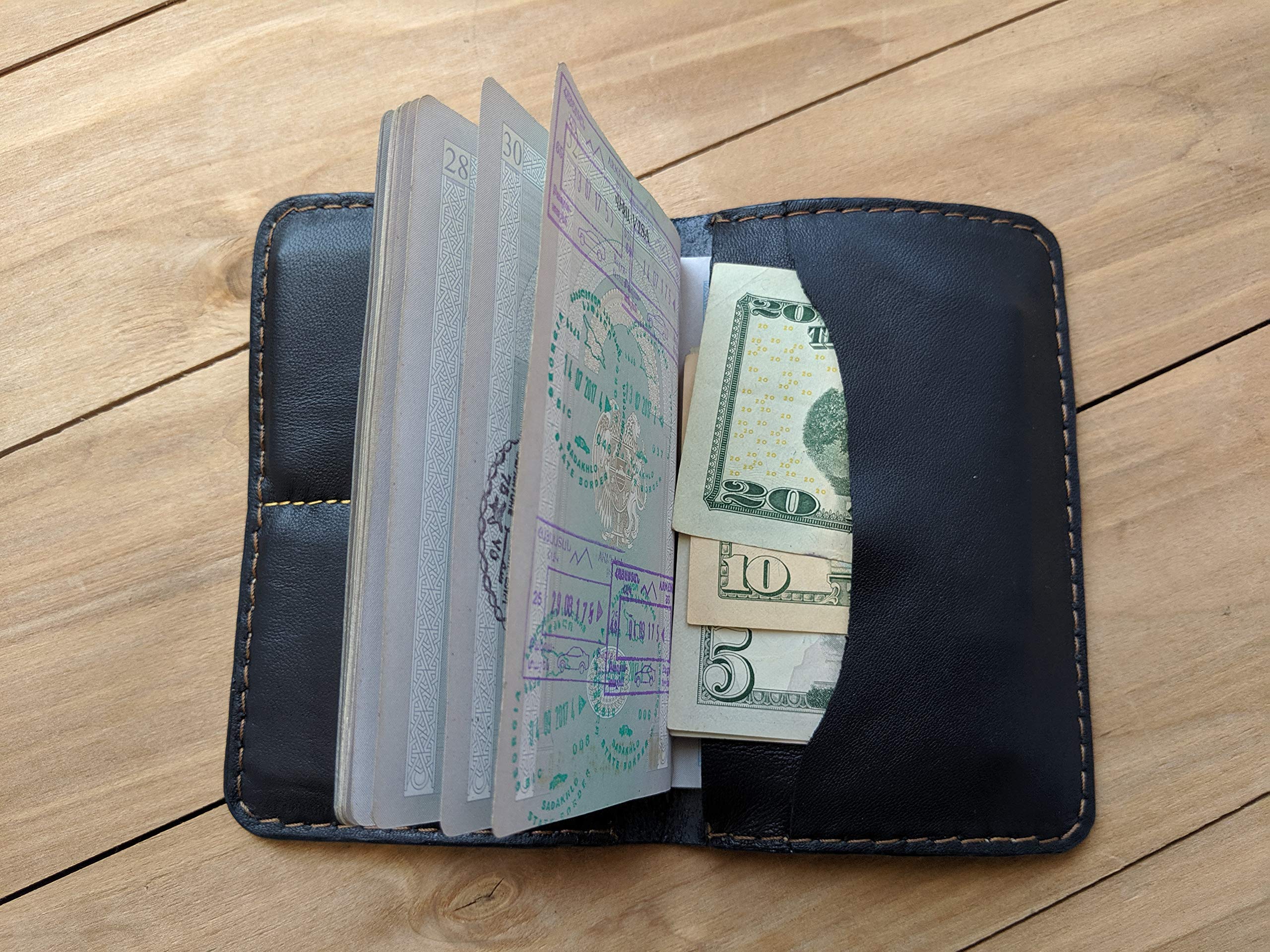 Handmade 3D Genuine Leather Passport Cover - Custom Engraved & Painted Jaguar Design Travel Document Holder for Men & Women - Perfect for International Trips, Business Travel & Luxury Gifts