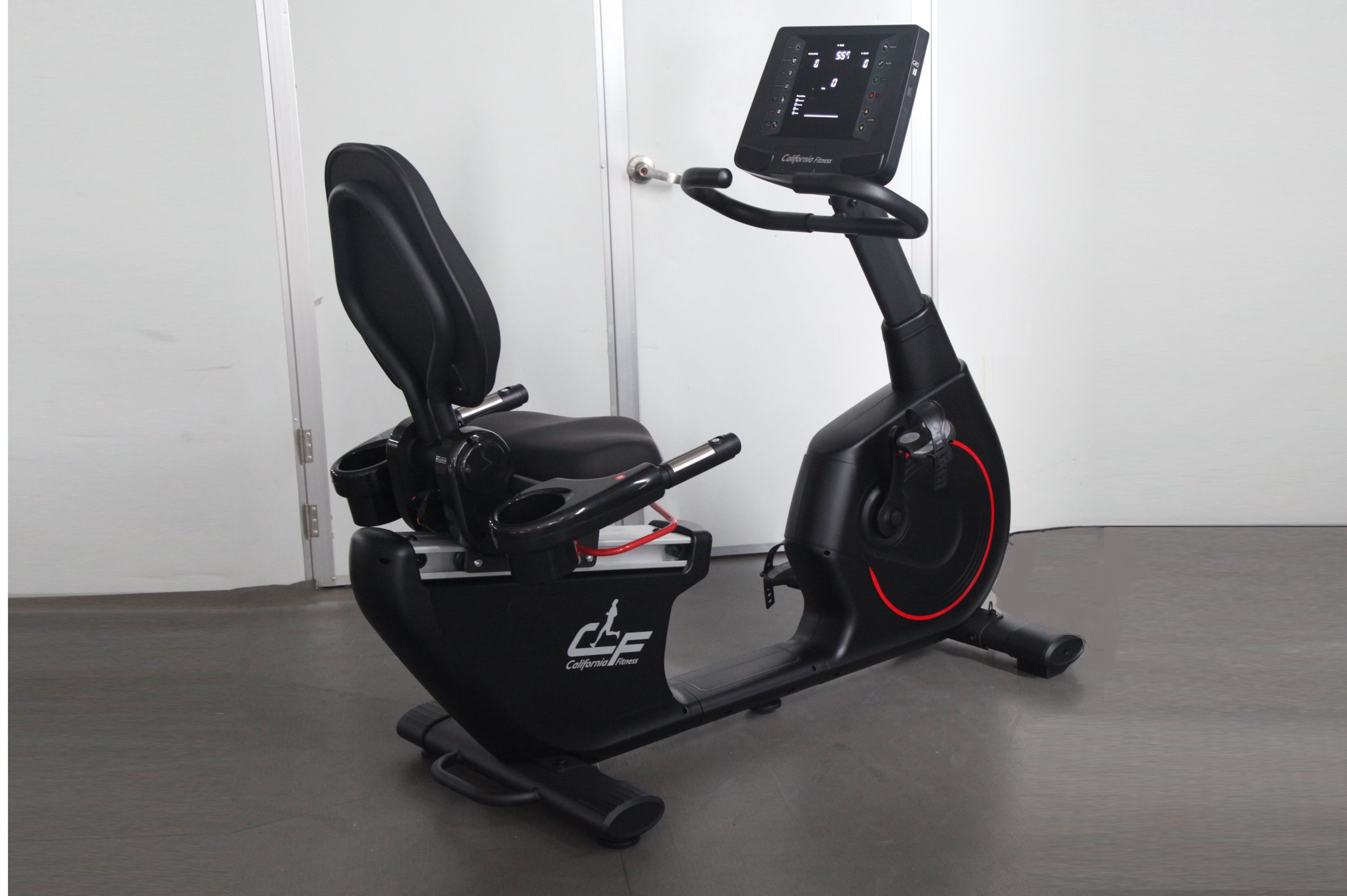 California Fitness R8 Recumbent Exercise Bike - Quiet Magnetic Resistance, LCD Display, 16 Levels Adjustable for Home Gym - Perfect for Low-Impact Cardio, Rehabilitation & Seniors Fitness
