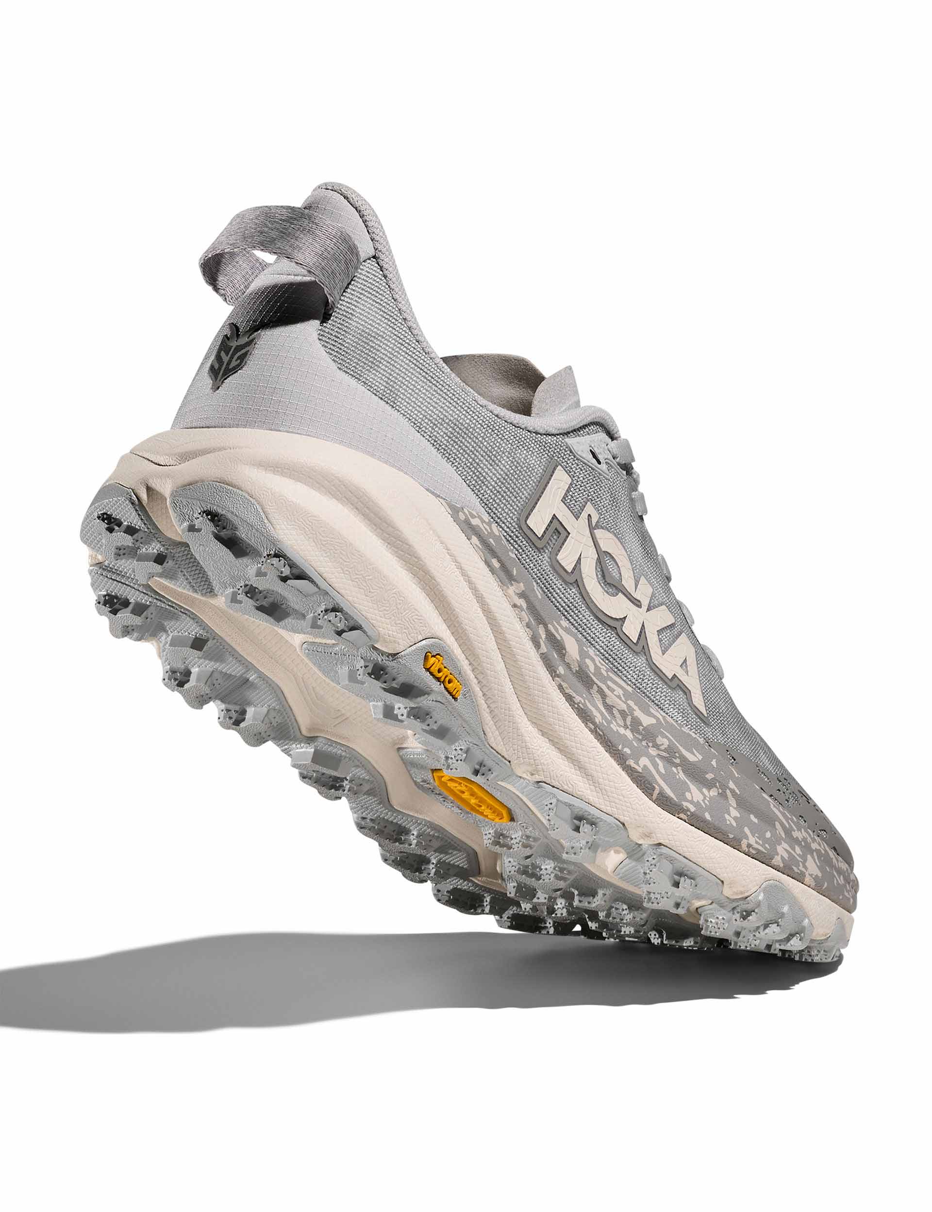 HOKA Speedgoat 6 Trail Running Shoes - Cosmic Grey/Alabaster | Lightweight & Cushioned for Hiking & Outdoor Adventures